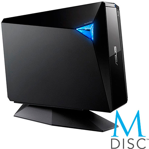 Внешний привод BluRay ASUS BW-16D1H-U Pro BD±R/±RW USB 3.0 чёрный
