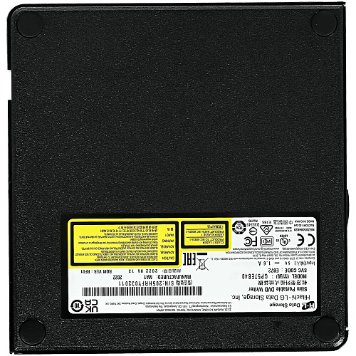 Внешний привод DVD-RW LG GP57EB40 DVD±R/±RW USB2.0 Black УЦЕНКА