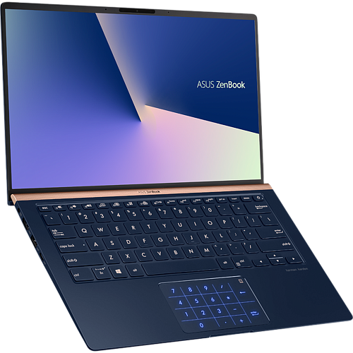 Ноутбук ASUS Zenbook UX433FA-A5046T Core i5 8265U/8Gb/256Gb SSD/14.0" FullHD/Win10 Blue