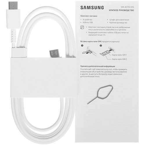 Смартфон Samsung Galaxy A17 SM-A175F 4/128Gb Голубой (EAC)