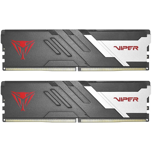 Модуль памяти DIMM 32Gb 2х16Gb DDR5 PC48000 6000MHz Patriot Memory Venom Black (PVV532G600C30K)