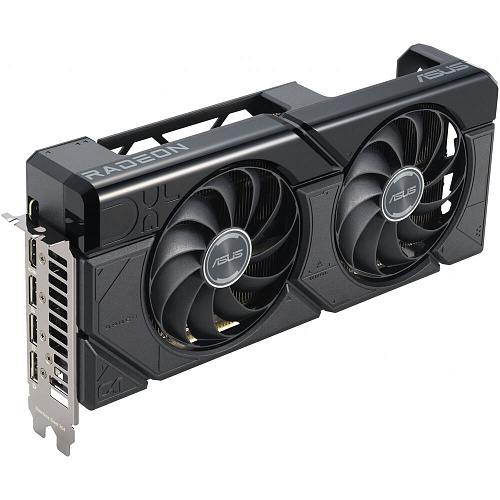 Видеокарта ASUS AMD Radeon RX 7800 XT OC Edition 16G 16384Mb, (DUAL-RX7800XT-O16G) 3xDP, 1xHDMI, Ret