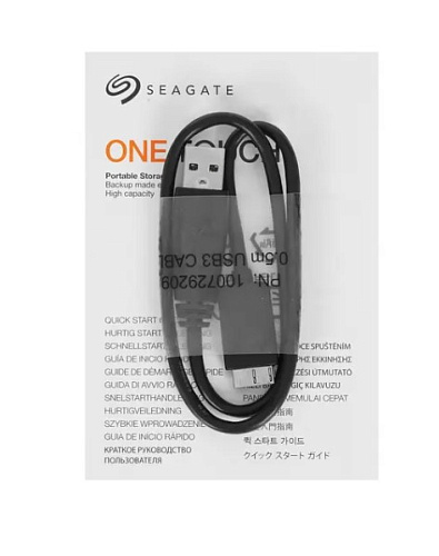 Внешний жесткий диск 2.5\" 4Tb Seagate (STKC4000401) USB3.0 One Touch Серебристый