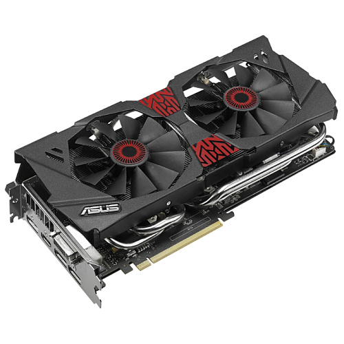 Видеокарта ASUS 4096Mb GF GTX 980 Strix-GTX980-DC2OC-4GD5 DVI, HDMI, 3xDP Ret