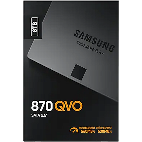 Внутренний SSD-накопитель 8000Gb Samsung 870 QVO (MZ-77Q8T0BW) SATA3 2.5" УЦЕНКА