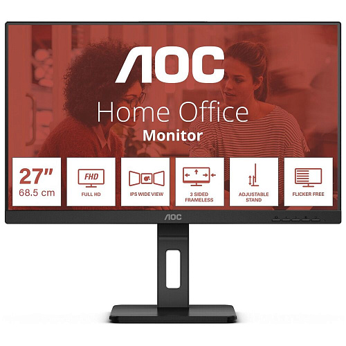 Монитор 27" AOC 27E3QAF IPS 1920x1080 4ms HDMI, DisplayPort