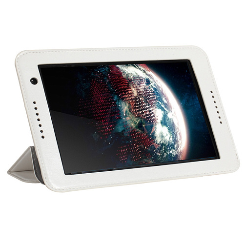 Чехол для Lenovo IdeaTab A5500\A8-50, G-case Executive, эко кожа, белый