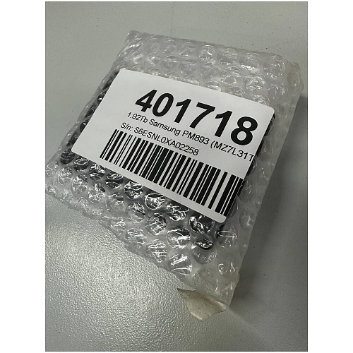 Внутренний SSD-накопитель 1.92Tb Samsung PM893 (MZ7L31T9HBLT-00A07) SATA3 2.5" УЦЕНКА