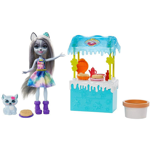Enchantimals Mattel Сюжетный игровой набор GJX37 Стенд с угощениями Коко