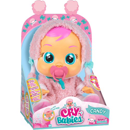Кукла IMC Toys Crybabies Плачущий младенец Candy 93751
