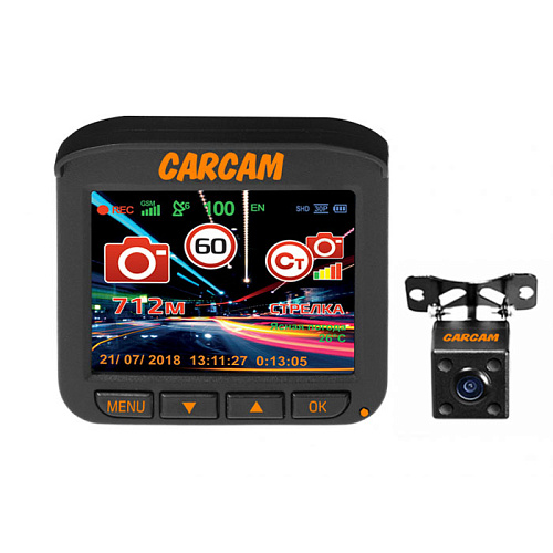 Видеорегистратор с радар-детектором CARCAM Комбо 5S