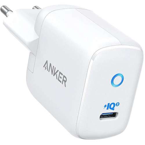 Сетевое зарядное устройство Anker PowerPort III mini A2615 30W USB Type-C белый