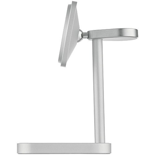 Беспроводная зарядная панель 3 в 1 Для IPhone, Apple Watch, Airpods uBear Evoke Qi2.2 25W Silver