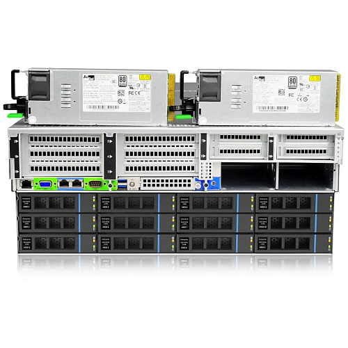 Платформа Gooxi SL401-D36RE-G3  4U, 2xLGA4189 ; 32x DDR4; 36x 3.5"(2.5") SATA/SAS , 12Gb/s SAS expander (24+12) ; 2x 2.5" rear SAS/SATA; 2x 1GbE i350; IPMI ; RA
