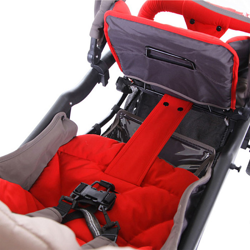 Коляска для двойни Baby Care Tandem (Серый/Красный (Grey/Red))