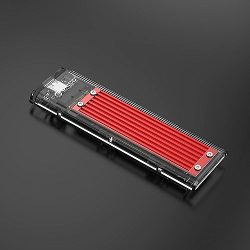 Корпус для SSD NVMe M.2 Orico TCM2-C3-RD, USB Type C Красный