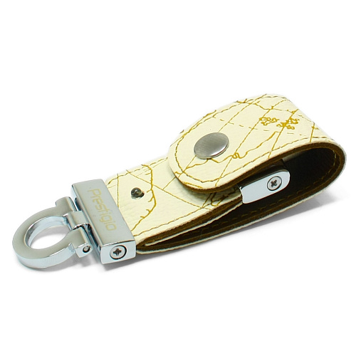USB Flash накопитель 16GB Prestigio Leather Flash Drive NAND Plain White (EJPLDF16MPWHA)