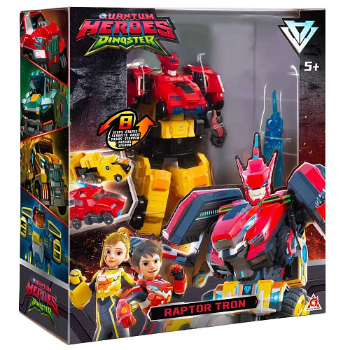 Dinoster Трансформер 2-в-1 Диностер Раптор Трон