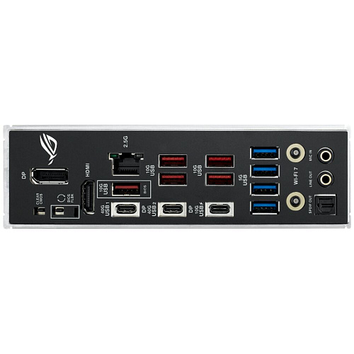 Материнская плата ASUS ROG Strix X870-F Gaming WiFi X870 Socket AM5 4xDDR5, 2xSATA3, RAID, 4xM.2, 2xPCI-E16x, 9xUSB3.2, 3xUSB3.2 Type C, DP, HDMI, WiFi, 2.5Glan, ATX