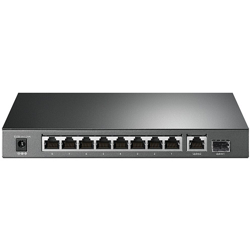 Коммутатор TP-LINK TL-SG1210P неуправляемый 9xGbLAN (8PoE+)  1xSFP