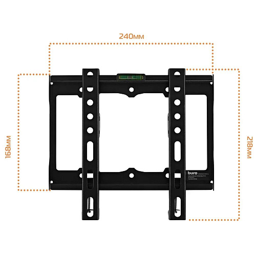 Кронштейн фиксированный Buro FX1S 15-48' до 25кг Vesa до 200x200
