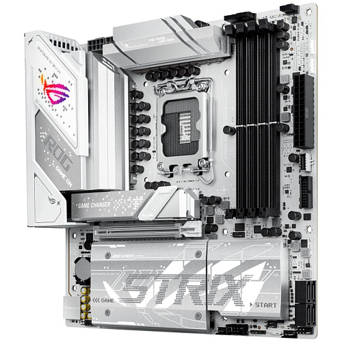 Материнская плата ASUS ROG Strix B860-G Gaming WiFi B860 Soc-1851 4xDDR5, 4xSATA3, RAID, 4хM.2, 1xPCI-E16x, 4xUSB3.2, 2xUSB3.2 Type C, DP, HDMI, WiFi, 2.5Glan,mATX