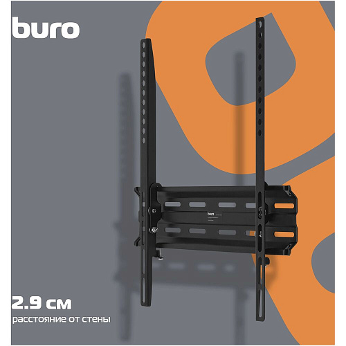 Кронштейн наклонный Buro TL3 32-65' до 35кг Vesa до 400x400