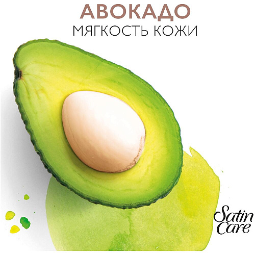 Gillette Venus Гель для бритья Satin Care Avocado Twist, 200 мл., 6 шт.