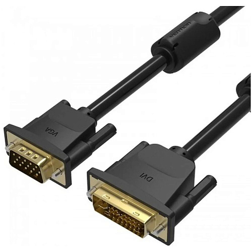 Кабель DVI-I (dual link) - VGA 3м Vention EACBI УЦЕНКА