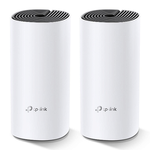 Беспроводной маршрутизатор TP-LINK Whole-Home Mesh Deco M4 802.11ac, 1167(300+867) Мбит/с, 2.4ГГц и 5ГГц, 2xGLAN (2-pack)