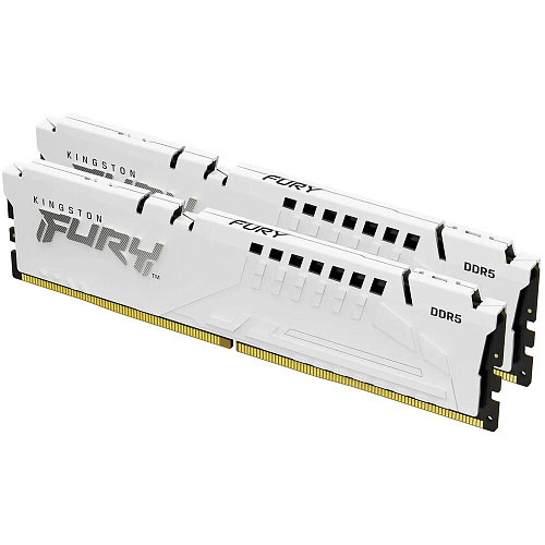Модуль памяти DIMM 32Gb 2х16Gb DDR5 PC48000 6000MHz Kingston Fury Beast White EXPO (KF560C30BWEK2-32)