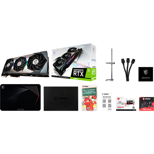 Видеокарта MSI GeForce RTX 3090 Ti 24576Mb, Suprim X Trio (RTX 3090 Ti Suprim X Trio 24G) 1xHDMI, 3xDP, Ret