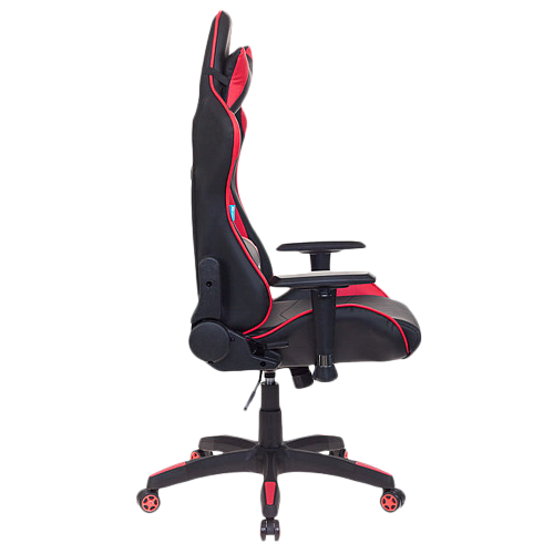 Кресло игровое Бюрократ CH-778/BL+RED две подушки черный/красный искусственная кожа