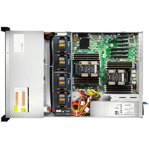 Корпус Gooxi RMC2112-670-HS-D 2U 12bay chassis ,direct backplane rear 2*2.5"SAS/SATA 1300W 1+1 EU power cables rail kit
