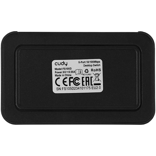 Коммутатор Cudy FS105D неуправляемый 5 портов 10/100Мбит/с