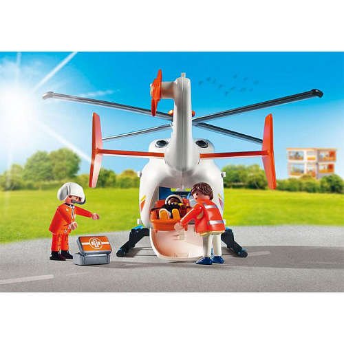 Playmobil Детская клиника: Вертолет скорой помощи 6686