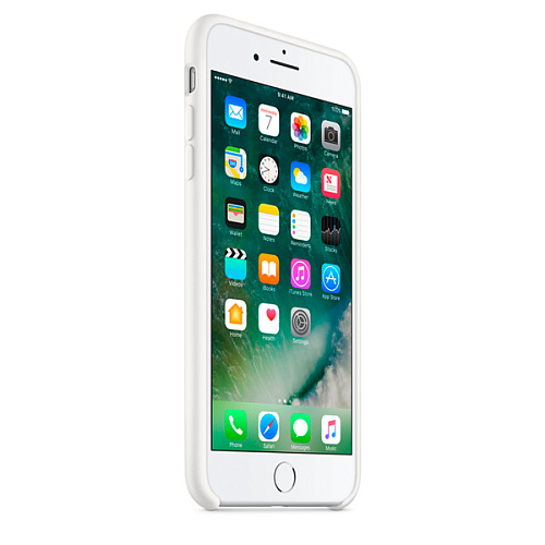 Чехол для Apple iPhone 7 Plus Silicone Case White  