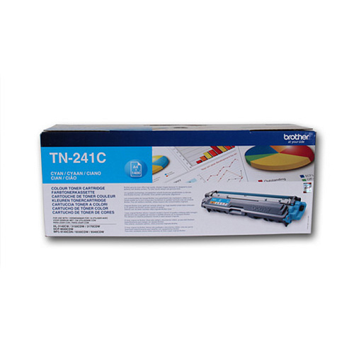 Картридж Brother TN-241C Cyan для HL3140CW/3170СDW/DCP9020CDW/MFC9330CDW (1400стр)