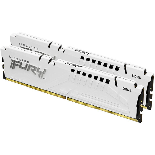 Модуль памяти DIMM 32Gb 2х16Gb DDR5 PC44800 5600MHz Kingston Fury Beast White EXPO (KF556C36BWEK2-32)