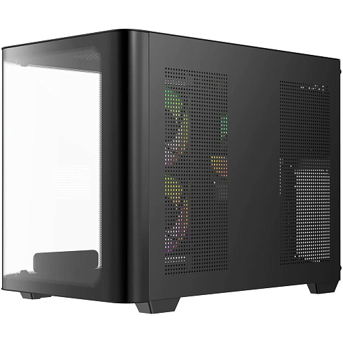 Корпус MicroATX Miditower Ocypus Iota C50 BK Curve ARGB Digital Black