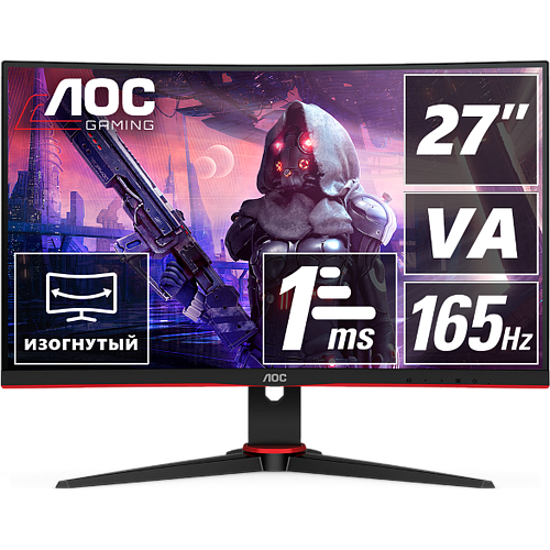 Монитор 27" AOC C27G2AE VA 1920x1080 1ms HDMI, DisplayPort, VGA