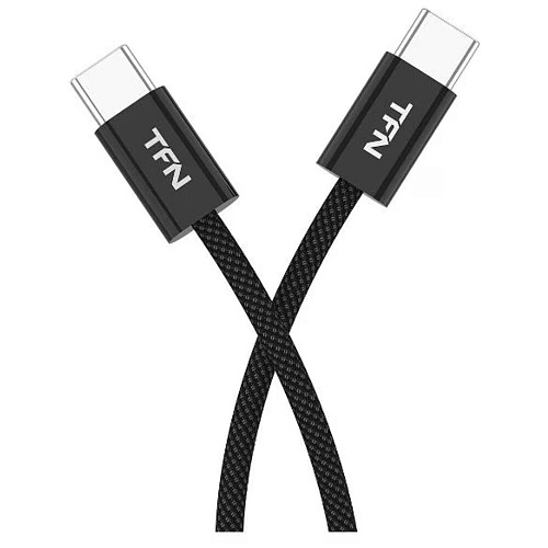 Кабель Type C - Type C 1.2m TFN TFN-C-IP-CC12M-BK 60W черный