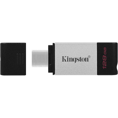 USB Flash накопитель 128GB Kingston DataTraveler 80 (DT80/128GB) USB Type C Черный