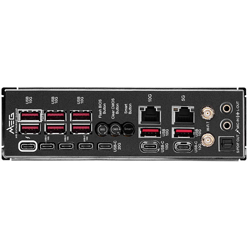 Материнская плата MSI MEG Z890 Godlike Z890 Soc-1851 4xDDR5, 4xSATA3, RAID, 6хM.2, 3xPCI-E16x, 8xUSB3.2, 7xUSB3.2 Type C, DP, HDMI, WiFi, 2xGlan, E-ATX