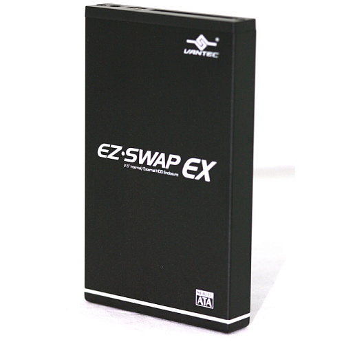 Mobile rack Vantec EZ-Swap MRK-255ST-BK int./ext., 2.5" HDD, SATA->USB2.0&SATA