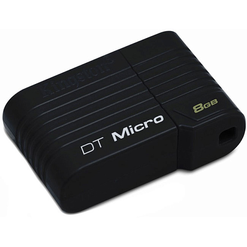 USB Flash накопитель 8GB Kingston DataTraveler Micro (DTMCK/8GB) USB 2.0 Черный