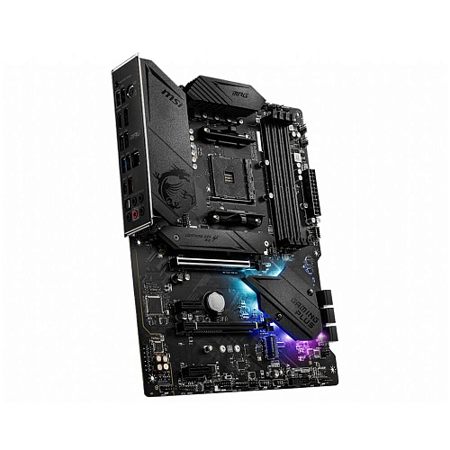 Материнская плата MSI MPG B550 Gaming Plus Socket-AM4 AMD B550 4xDDR4, 6xSATA3, RAID, 2xM.2, 2xPCI-E16x, 3xUSB3.2, 1xUSB3.2 Type C, DP, HDMI, Glan, ATX УЦЕНКА