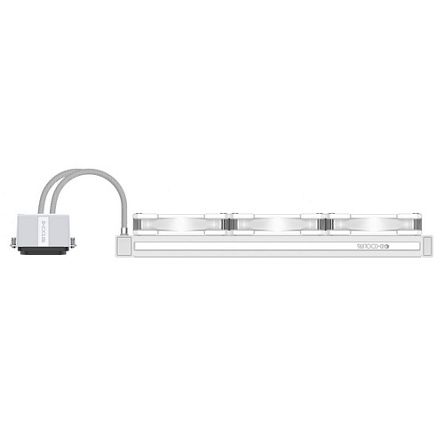 Система водяного охлаждения ID-Cooling Dashflow 360 Basic White 1150/1155/S1156/1151/1200/1700, AM4/AM5