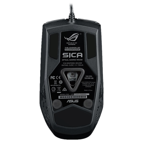 Мышь ASUS Rog Sica Black проводная