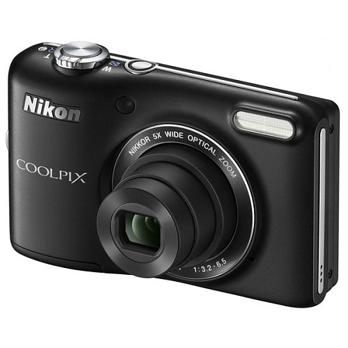 Компактная фотокамера Nikon Coolpix L28 Black (20.1Mp, 5xZoom, 3.0', SD/SDHC/SDXC, 2AA)